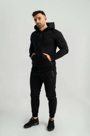 STRIX Mikina se zipem Nova Black POUZE S (VÝPRODEJ)