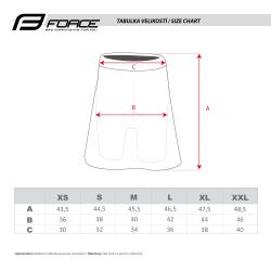 Force DAISY čierna cyklo sukňa do pása s vložkou