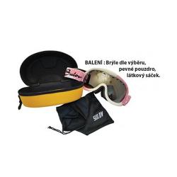 Sulov Passo 1 růžovo/bílé juniorské lyžařské brýle