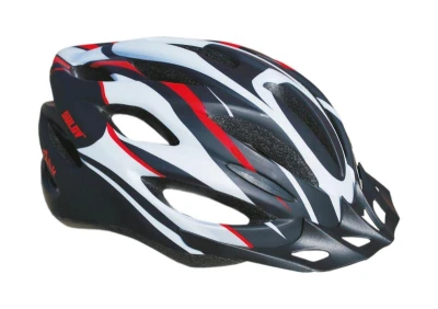 SULOV Spirit černo-červená polomat cyklistická přilba