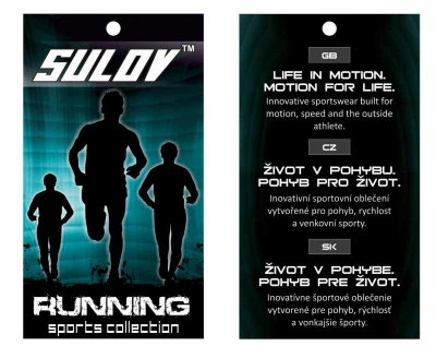 SULOV Runfit modré dámské běžecké triko