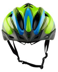 Sulov Jr-race-b modro-zelená dětská cyklo helma