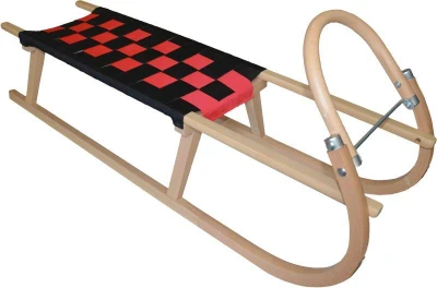 Sulov TATRA 120cm černo-červené dřevěné sáně Sulov TATRA 120cm černo-červené dřevěné sáně