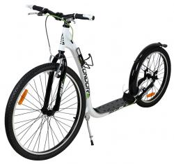 Sulov Condor 26"/20" bílá koloběžka + blikačky zdarma