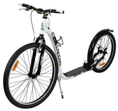Sulov Condor 26"/20" bílá koloběžka + blikačky zdarma Sulov Condor 26"/20" bílá koloběžka + blikačky zdarma