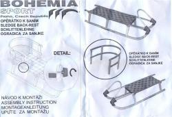 SULOV Ohrádka pásková na dřevěné saně (VÝPRODEJ)