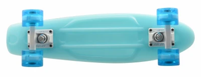 Sulov 22 Burn Rider modrý fosforeskující pennyboard - blikající kolečka