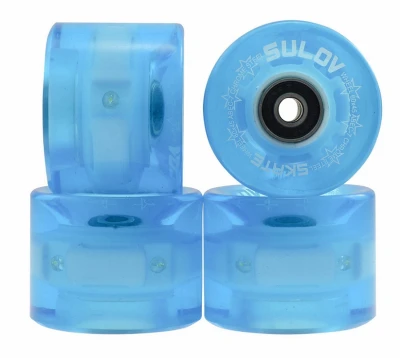 Sulov 22 Burn Rider modrý fosforeskující pennyboard - blikající kolečka