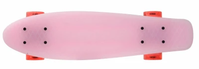 Sulov Penny board 22[34] Burn Rider růžový fosforeskující blikající kolečka