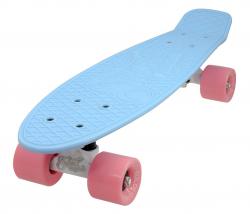 Sulov 22" PASTEL modro-ružový penny board