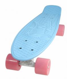 Sulov 22[34] PASTEL modro-ružový penny board