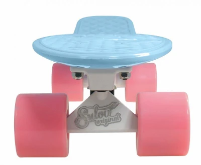 Sulov 22[34] PASTEL modro-ružový penny board