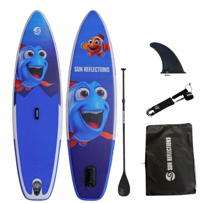 Sun Reflections Kids BLUE paddleboard set