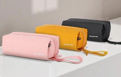 Sunnylife B018 růžová brašna pro OSMO 360, Insta360 GO Ultra, OP 3, sportovní kamery a smartphony