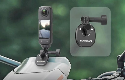 Sunnylife ZJ846 černý držák na motorku pro sportovní kamery