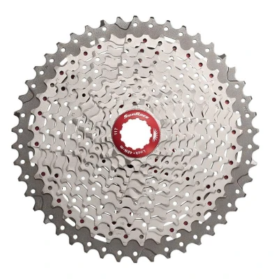 Sunrace Kazeta CSMX3TAZ METALLIC stříbrno-červená 10sp. 11-46