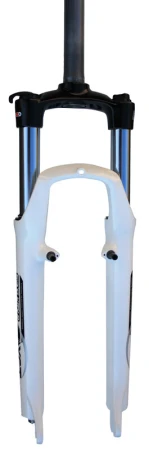 SR Suntour XCT V4 MLO A-H 1 1/8" bílá vidlice pro horská kola 26" se zdvihem 100 mm, pouze V-brake