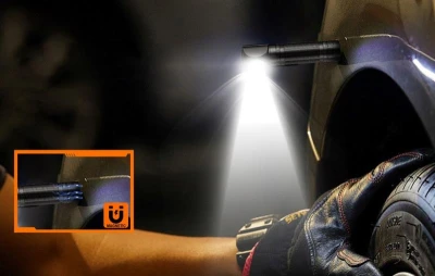 Superfire TH06 černá 600 lm USB-C čelová svítilna