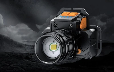 Superfire čelovka HL58, 350lm, USB