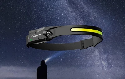 Superfire HL65 černo-žlutá 430lm USB-C čelovka