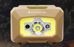 Superfire Čelovka s bezkontaktním spínačem X30, 340lm, USB