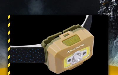 Superfire Čelovka s bezkontaktním spínačem X30, 340lm, USB