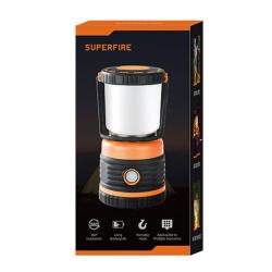 Superfire Kempingová lampa T39, 12 W, 850 lm (VÝPRODEJ)