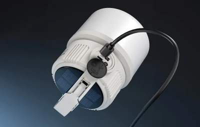 Superfire T22 béžová kempingová lampa