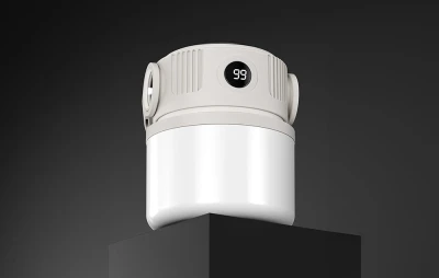 Superfire T22 béžová kempingová lampa