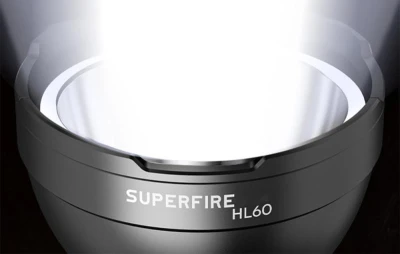 Superfire čelovka HL60, 2300 lm, USB-C