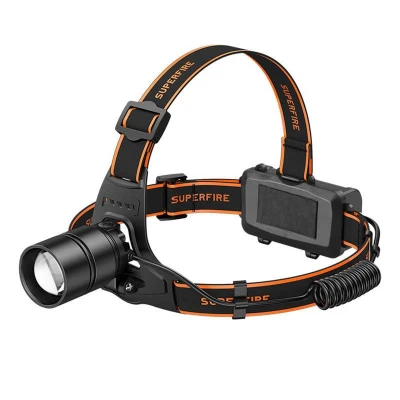 Superfire čelovka HL71, 500 lm, USB Superfire čelovka HL71, 500 lm, USB