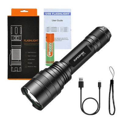 Superfire Svítilna C8-H, 1200lm, USB
