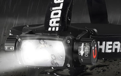 Superfire Čelovka HE11 – 640 lm, 20W, 6 režimů, 100 m