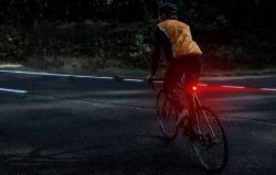 Superfire Zadní světlo na kolo BTL02, USB, 330mAh