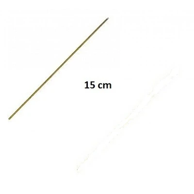 Suretti zlatá dutá prošívací jehla 15 cm 2 ks
