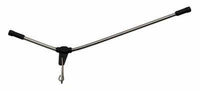 Suretti ohnuté kovové brčko s karabinkou 10 cm