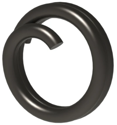 Suretti Ring tmavě šedý vel. 7 klip