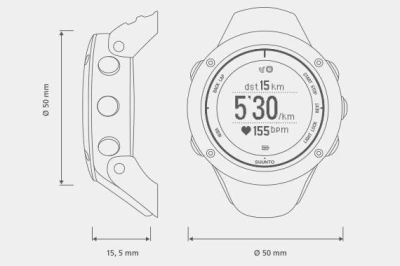 Suunto Ambit2 S Black Limited Edition sportovní hodinky s GPS