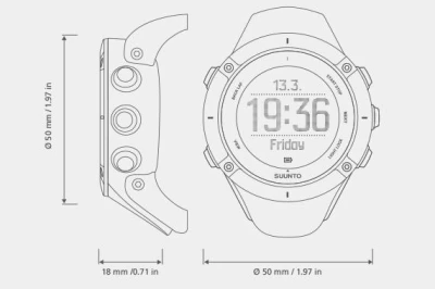 Suunto Ambit3 Peak Black (HR) (AKČNÍ CENA)