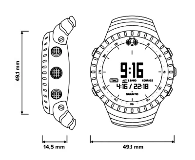 Suunto Core Black Red (AKČNÍ CENA)