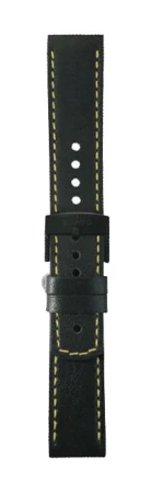 Suunto Elementum černý se žlutým prošitím kožený řemínek
