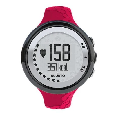 Suunto M5 Women červeno-stříbrné sportovní hodinky