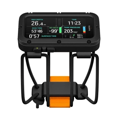 Suunto Nautic Bungee Strap Kit černo-oranžová sada upevňovacích řemínků