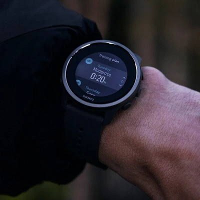 Suunto Urban Silicone 7 Dark Heather 22mm řemínek pro 5 Peak a kompatibilní