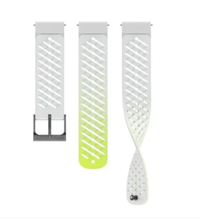 Suunto Athletic 5 Silicone Canary White S+M 22 mm pro Vertical, Race a kompatibilní řemínek