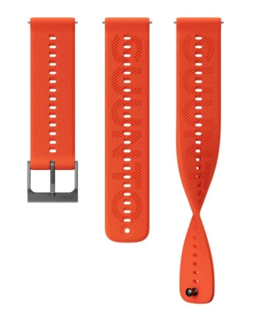 Suunto Athletic 6 Silicone Coral Orange S+M řemínek pro Vertical, Race a kompatibilní