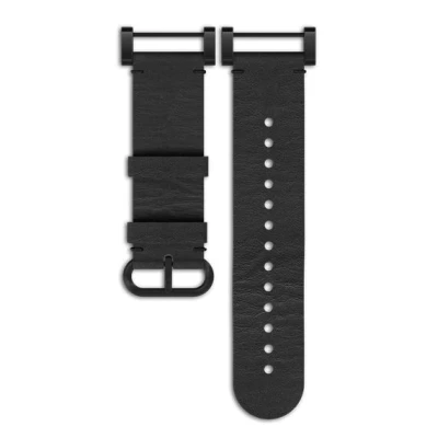 Suunto Essential Carbon černý kožený řemínek
