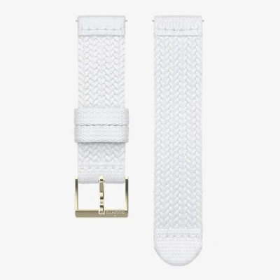 Suunto Suunto 20mm Athletic 5 Braided Textile Strap White Gold Size S