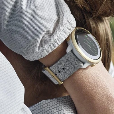 Suunto Suunto 20mm Urban 4 Microfiber Strap Grey/Gold