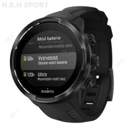 Suunto Suunto 9 Baro Black + luxusní ocelový mesh (AKČNÍ CENA)